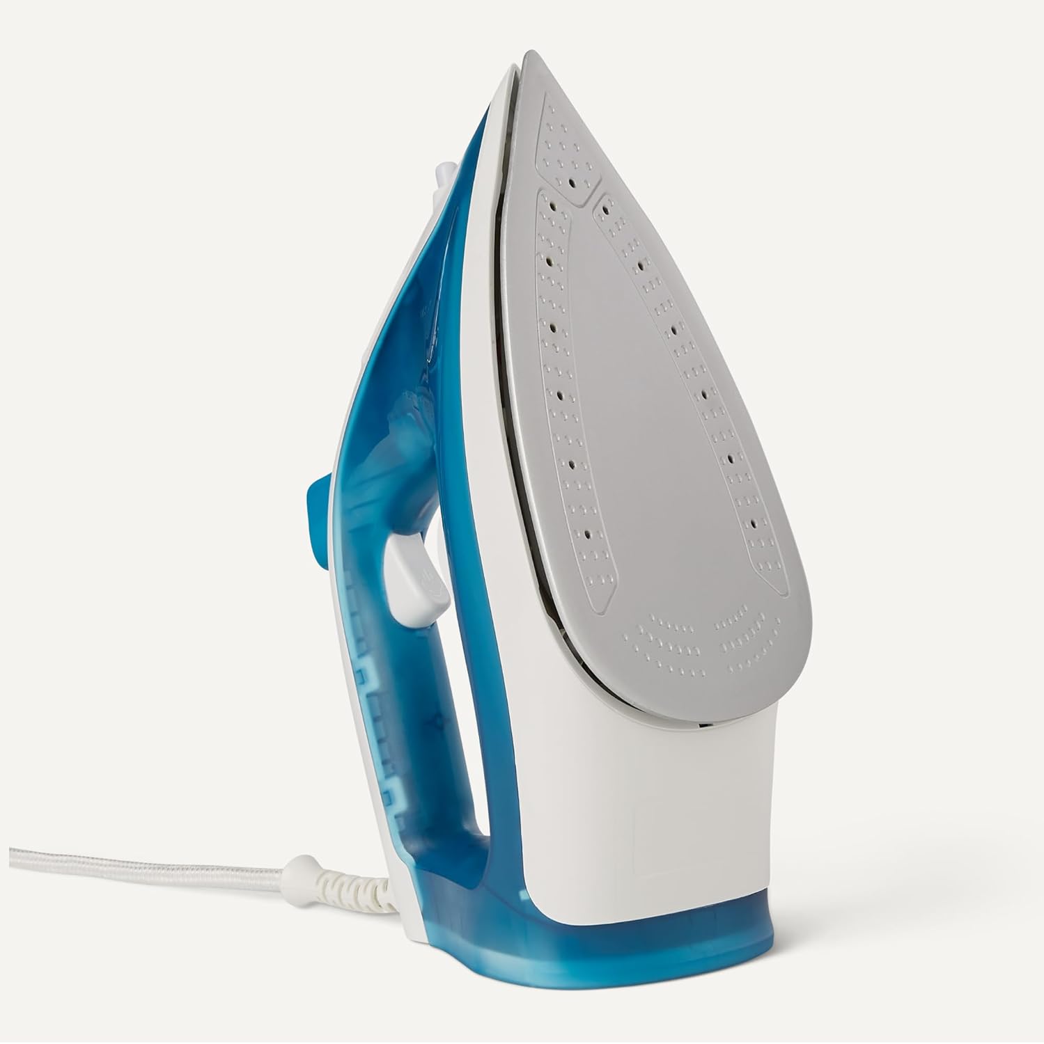 Amazon Basics Steam Iron with Nonstick Soleplate, 1800W, 20g Continuous Steam, 200ml Tank, Blue